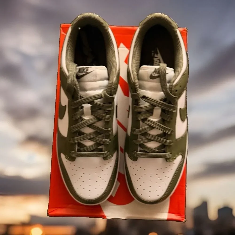 Nike Dunk Low Medium Olive White 11.5W/10M